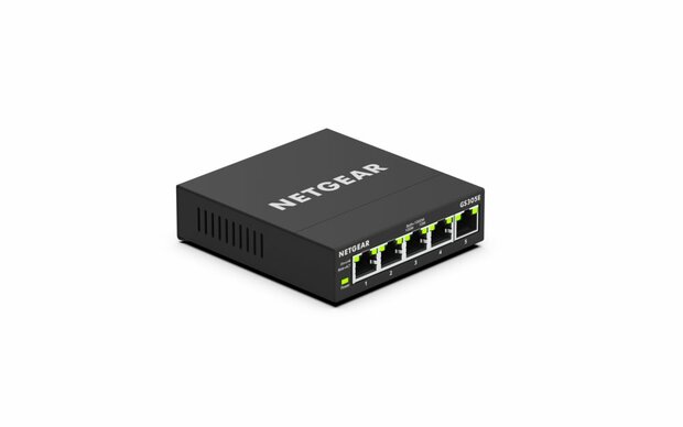 NETGEAR GS305E Managed Gigabit Ethernet (10/100/1000) Zwart