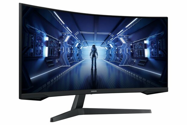 Samsung Odyssey C34G55TWWP computer monitor 86,4 cm (34") 3440 x 1440 Pixels UltraWide Dual Quad HD LED Zwart