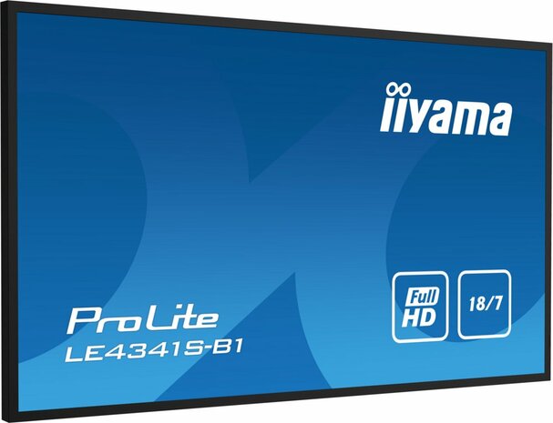 iiyama LE4341S-B1 beeldkrant Digitale signage flatscreen 108 cm (42.5") LCD 350 cd/m² Full HD Zwart 18/7