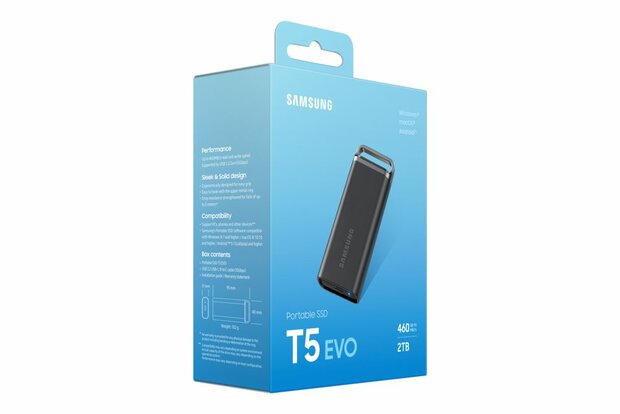 Samsung T5 EVO 2TB MU-PH2T0S Zwart