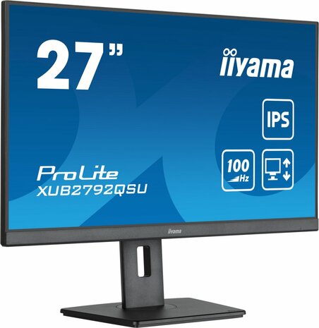 iiyama ProLite computer monitor 68,6 cm (27") 2560 x 1440 Pixels Full HD LED Zwart