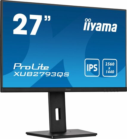 iiyama ProLite XUB2793QS-B1 computer monitor 68,6 cm (27") 2560 x 1440 Pixels Wide Quad HD LED Zwart