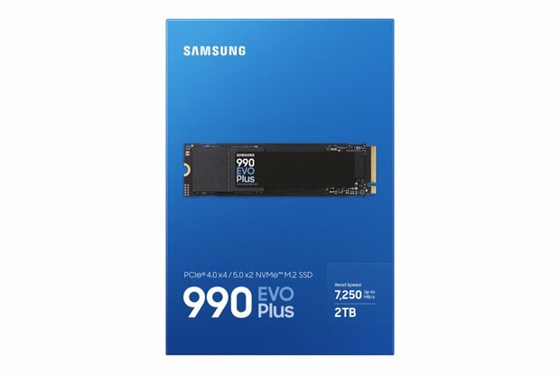 Samsung 990 EVO Plus | 2TB NVMe SSD | M.2 | 7.250MB/s