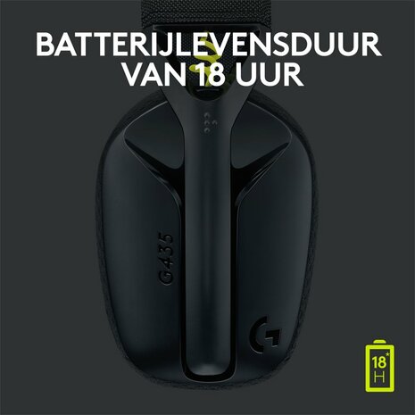 Logitech G G435 Headset Draadloos Hoofdband Gamen Bluetooth Zwart RETURNED