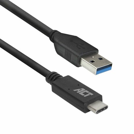 ACT AC7417 USB-kabel 2 m USB 3.2 Gen 1 (3.1 Gen 1) USB C USB A Zwart