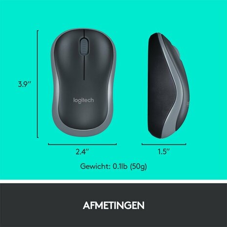 Logitech Wireless Combo MK270 USB Keyb+Mouse QWERTZ Zwart OPEN BOX