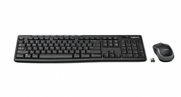 Logitech Wireless Combo MK270 USB Keyb+Mouse QWERTZ Zwart OPEN BOX