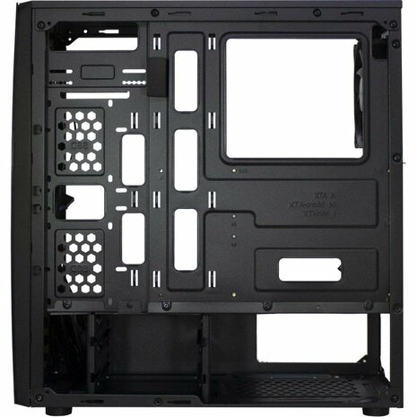 Case Inter-Tech Thunder ATX Mini Tower Zw. Blue light Acr.