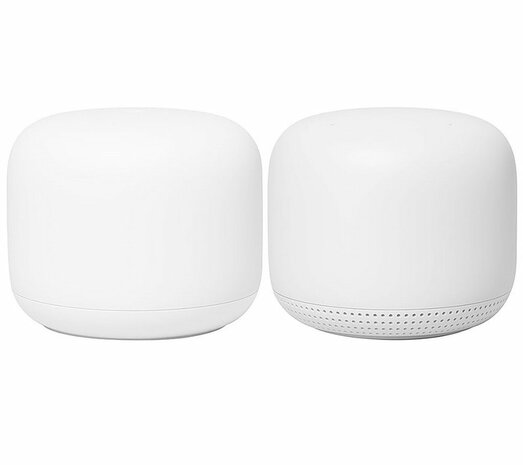 Google Nest Wifi draadloze router Gigabit Ethernet Dual-band (2.4 GHz / 5 GHz) 4G Wit