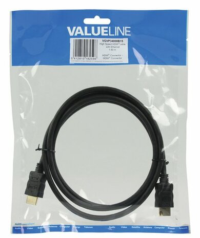 Valueline VGVP34000B15 kabeladapter/verloopstukje