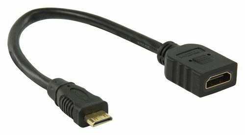 Kabel High Speed HDMI ethernet HDMI mini-connector 0.2m