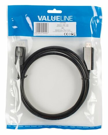 Valueline VLCP37100B20 video kabel adapter