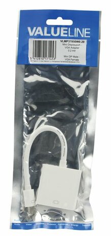 Mini DisplayPort Kabel Mini-DisplayPort Male VGA Female 15