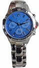 Di-Lusso-dames-horloge-Zilver-blauw