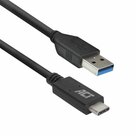 ACT-AC7416-USB-kabel-1-m-USB-3.2-Gen-1-(3.1-Gen-1)-USB-C-USB-A-Zwart