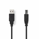 Nedis-CCGT60100BK20-USB-kabel-2-m-USB-2.0-USB-A-USB-B-Zwart