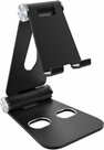 Mobiparts-Phone-Stand-Holder-Metal-maat-M-Zwart