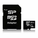 Silicon-Power-128GB-Elite-MicroSDXC-Class10-UHS-1-tot-85Mb-s-incl.-SD-adapter-Zwart