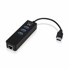 Ewent-EW1140-USB-3.0-(3.1-Gen-1)-Type-A-5000Mbit-s-Zwart-hub-&amp;-concentrator