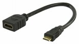 Kabel-High-Speed-HDMI-ethernet-HDMI-mini-connector-0.2m