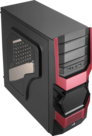 SPARTAN-Cyclops-Midi-Tower-Gaming-Case-Black