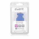 Ewent-EW9850-tussenstuk-voor-kabels-DVI-A-VGA-Blauw